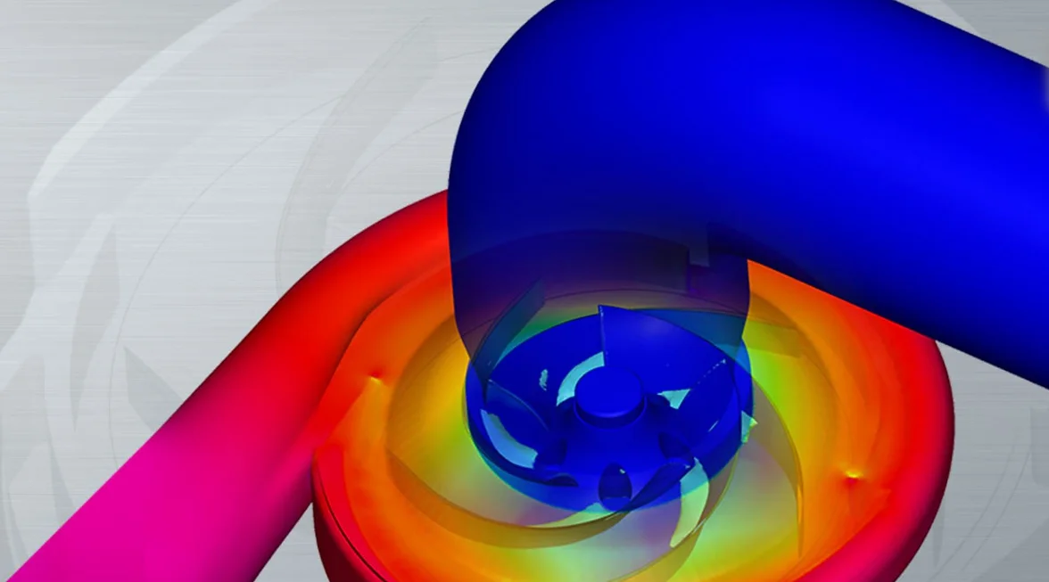 CFD Analysis of Turbomachinery using fluid simulation techniques and equations for fluid dynamics.